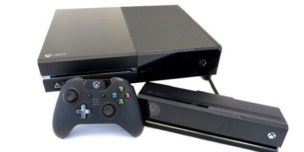 General view of the new XBOX ONE games console which was released today in the UK.