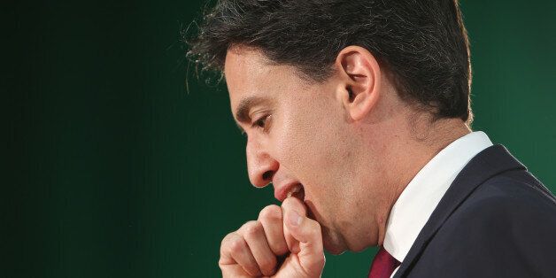 LONDON, ENGLAND - MAY 01: Labour Party Leader Ed Miliband speaks to supporters at Redbridge on May 1, 2014 in London, England. During his speech Mr Miliband said that a future Labour government would cap rent increases in the private sector. (Photo by Peter Macdiarmid/Getty Images)