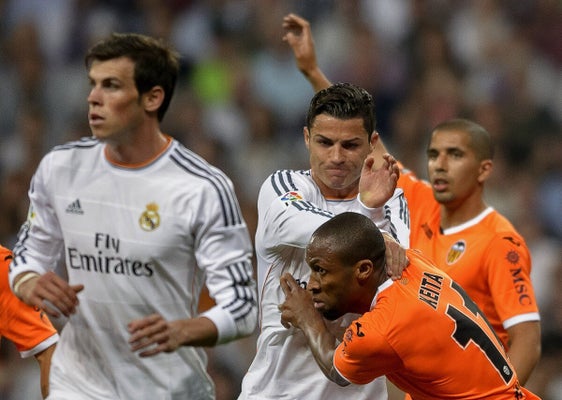 Cristiano Ronaldo back heel against Valencia