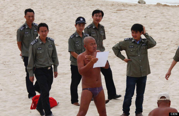 china nudist China's Only Nudist Beach Stages Protest Against Clampdown ...