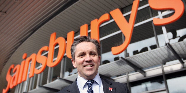 LONDON, ENGLAND - MARCH 04: CEO of Sainsbury's Justin King prepares to greet South African President Jacob Zuma to a store in North Greenwich on March 4, 2010 in London, England. (Photo by Dan Kitwood/Getty Images)