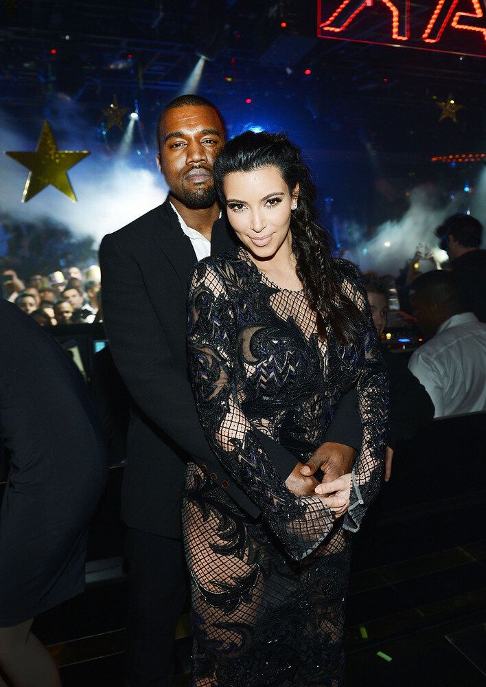 Kim Kardashian Hosts The New Year's Eve Countdown At 1 OAK Nightclub At The Mirage In Las Vegas