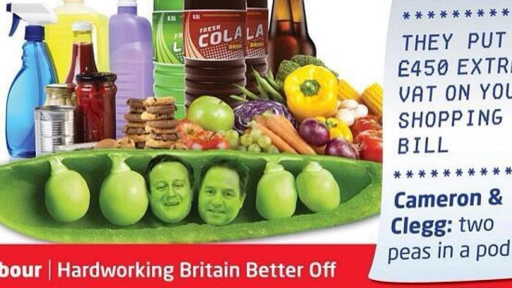 Labour Poster Attacks VAT Rise On Food, But You Don't Pay VAT On Food HuffPost UK Politics