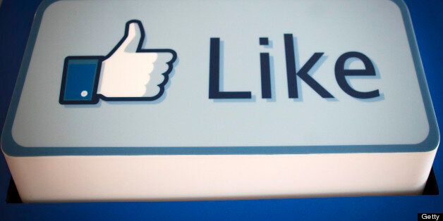 A Facebook Inc. 'Like' logo sits on display at the company's new data storage center near the Arctic Circle in Lulea, Sweden, on Wednesday, June 12, 2013. The data center is Facebook's first outside the U.S., poised to handle all data processing from Europe, Middle East and Africa and the server hub is largest of its kind in Europe, and most northerly of its magnitude anywhere on earth. Photographer: Simon Dawson/Bloomberg via Getty Images