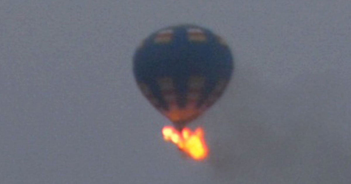 Hot Air Balloon Catches Fire And Crashes, Three Missing In Virginia ...