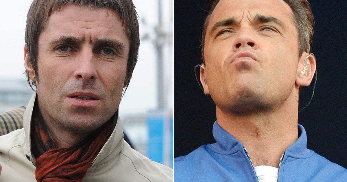 Liam Gallagher Reignites Robbie Williams Feud, Calling Him 'A F***ing ...