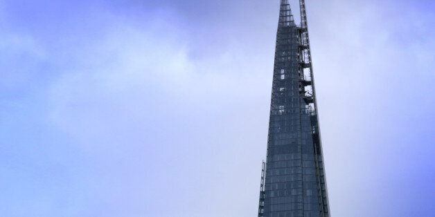 General View of the Shard on London's River Thames, London