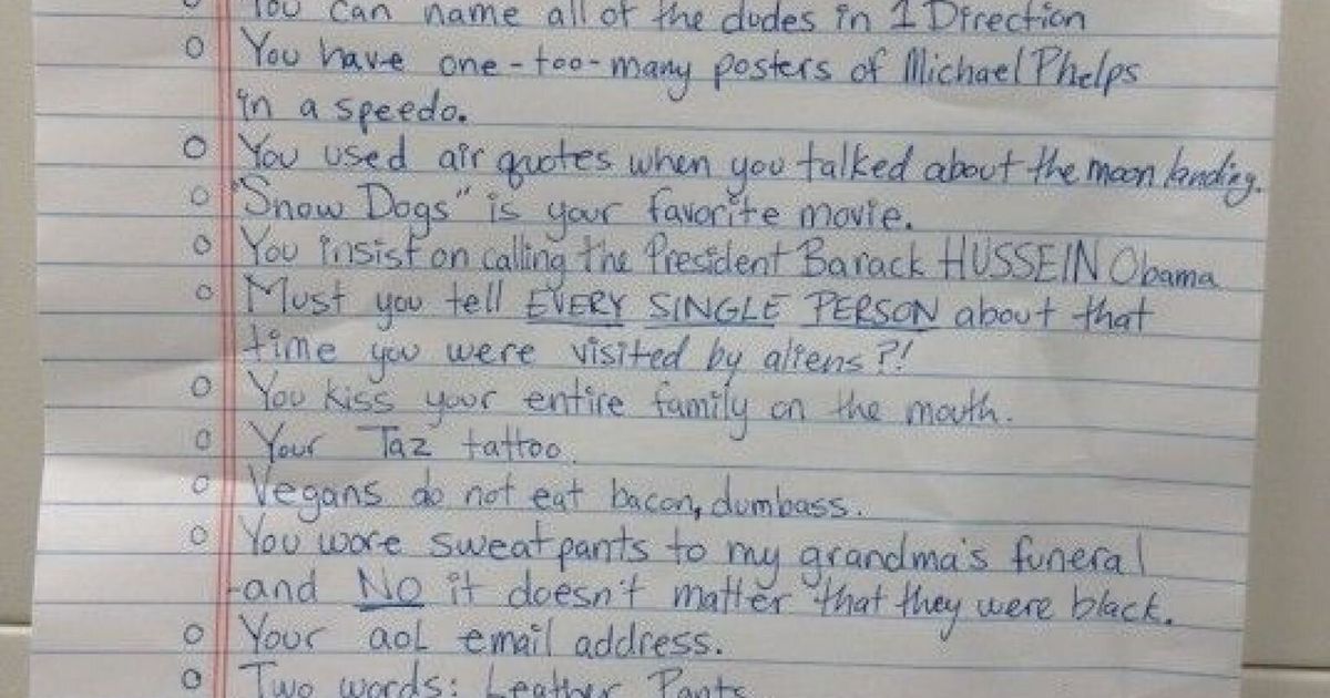 Why I M Dumping You May Be Funniest Harshest Break Up Note Ever Picture Huffpost Uk