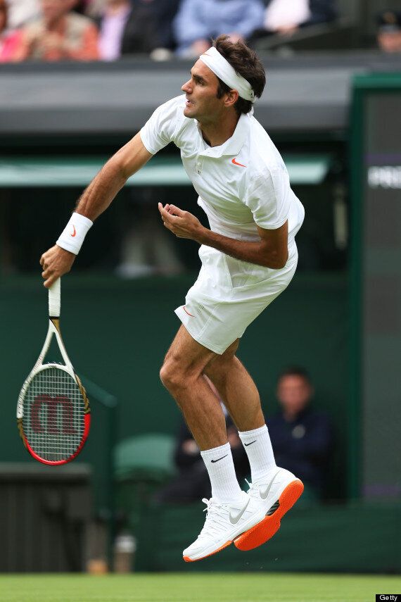 Roger Federer's Orange Nike Soles Outlawed At Wimbledon ...