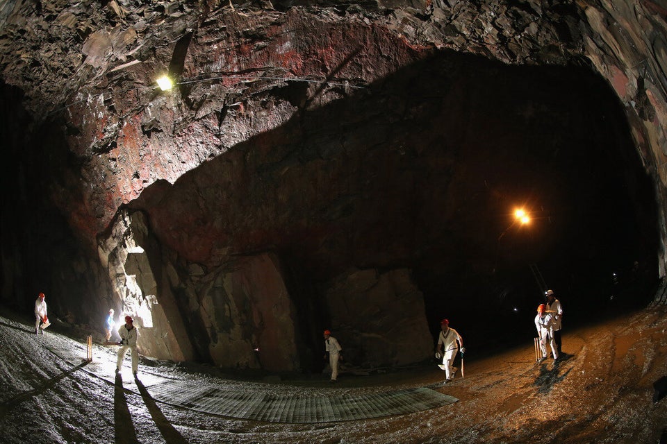 World's First Underground Cricket Match