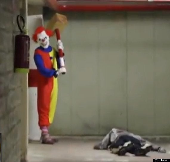 killer clown prank