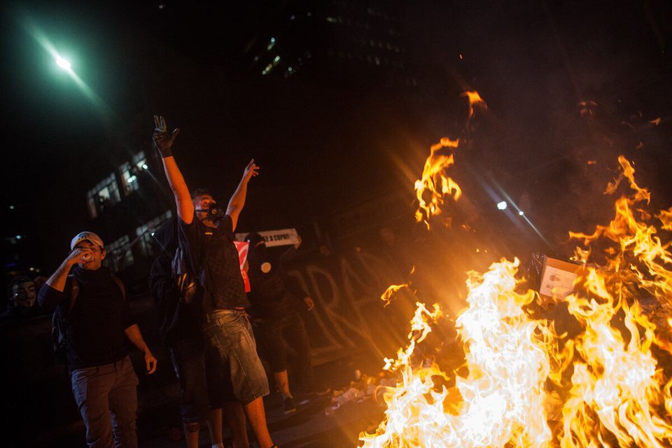 Anti-Government Demonstrators Protest Across Brazil Over Country Hosting World Cup