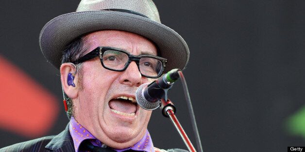 Elvis Costello performed the anti-Thatcher song