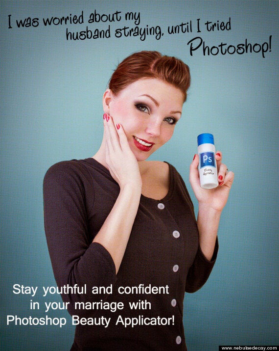 Photographer Makes Fun Of Unrealistic Beauty Ads With Her Own Tip To Looking Flawless Photoshop