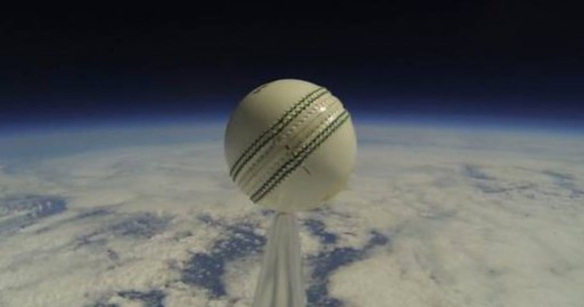 Cricket Ball Sent Into Space For Probably A Very Good Reason HuffPost
