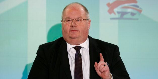 Secretary of State for Communities and Local Government Eric Pickles speaks at the Conservative Party's annual Spring Forum, in central London.