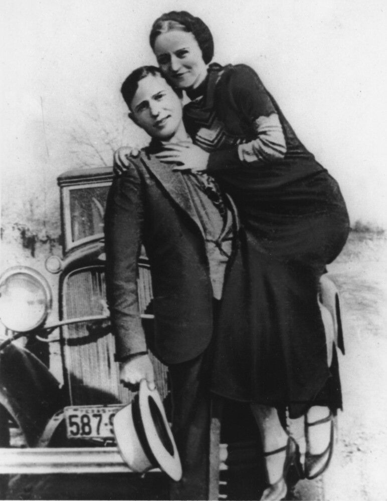Bonnie and Clyde from around 1933