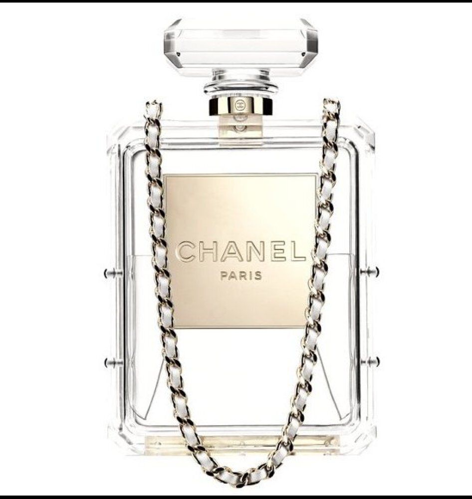 Chanel Flacon N°5 Plexiglas Clutch