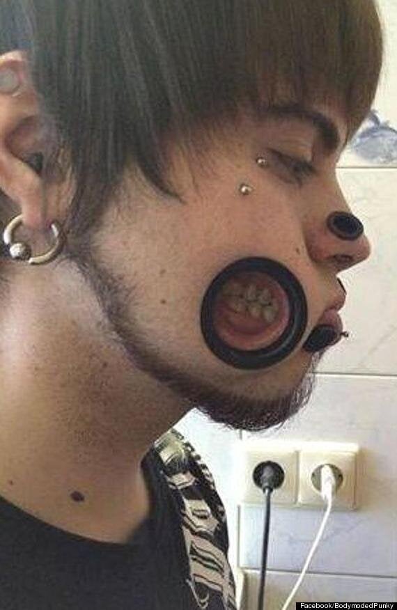 German Man Makes Devil Man Look Like A Wimp With Massive Cheek Hole