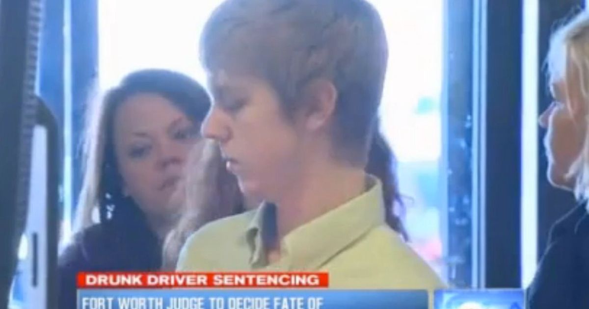 Ethan Couch Teen Drink Driver Spared Jail Due To Affluenza After 4656
