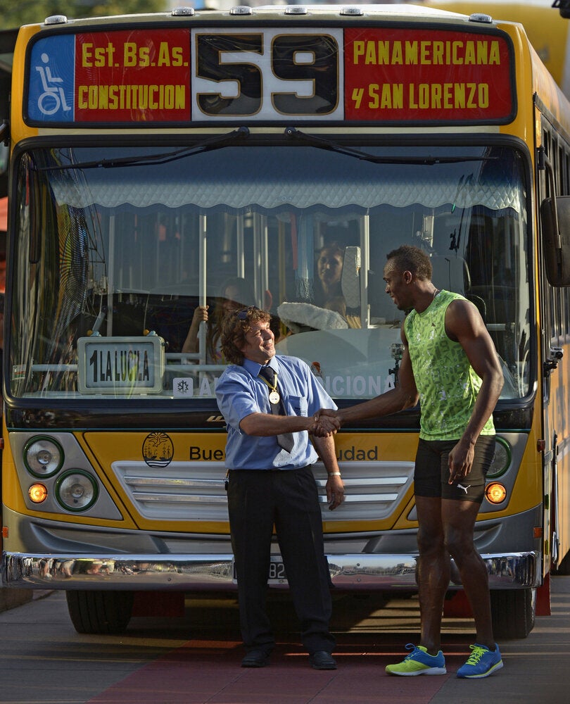 ATHLETICS-ARGENTINA-JAMAICA-BOLT