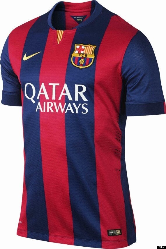 NIKE LIONEL MESSI FC BARCELONA WOMEN'S HOME JERSEY 2014/15 –