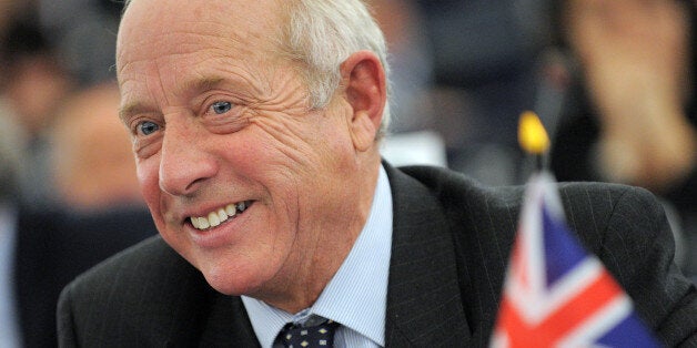 Britain's United Kingdom Independence Party (UKIP) and member of the European Parliament Godfrey Bloom is pictured before his exclusion, at the European Parliament in Strasbourg, eastern France, on November 24, 2010. Godfrey Bloom was booted from the European Parliament on Wednesday after calling a German colleague an 'undemocratic fascist.' AFP PHOTO / FREDERICK FLORIN (Photo credit should read FREDERICK FLORIN/AFP/Getty Images)