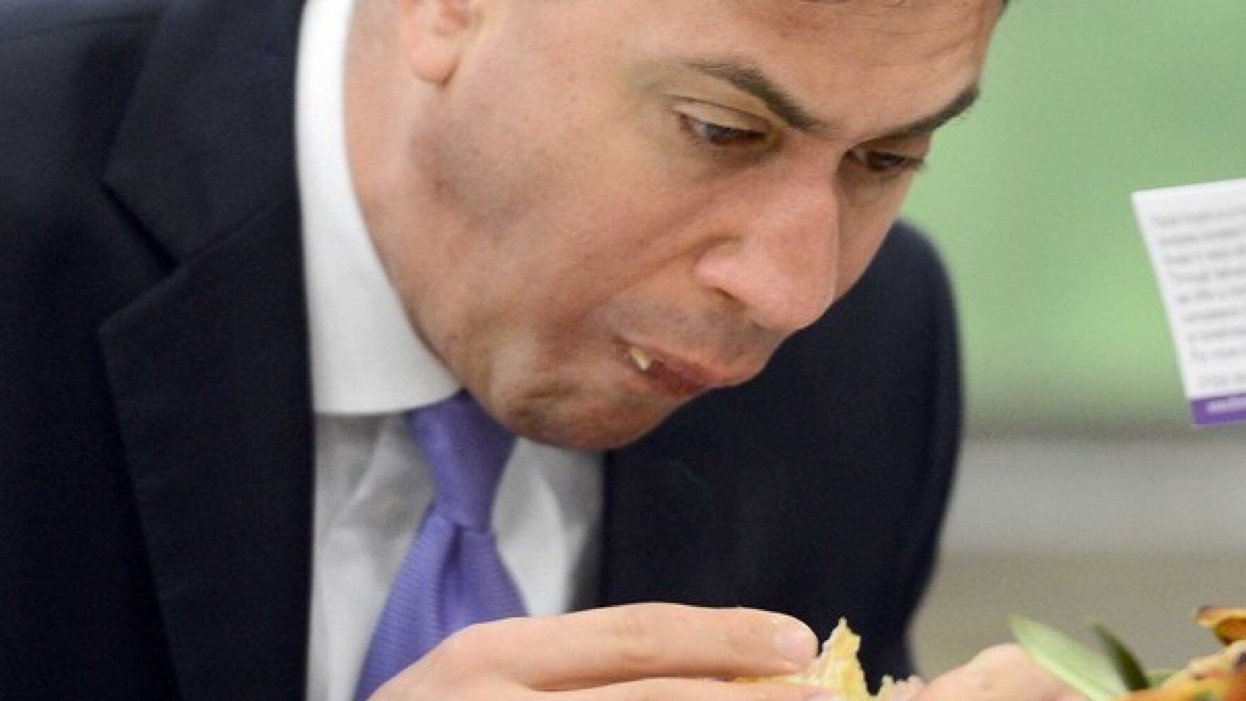 Ed Miliband Looks Weird Eating A Bacon Sandwich (PICTURES) HuffPost