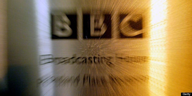 The BBC logo at Portland Place