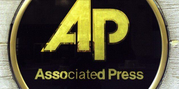 UNITED STATES - FEBRUARY 12: Logo of Associated Press ( AP ) at the headquarters The Associated Press Building. (Photo by Ulrich Baumgarten via Getty Images)