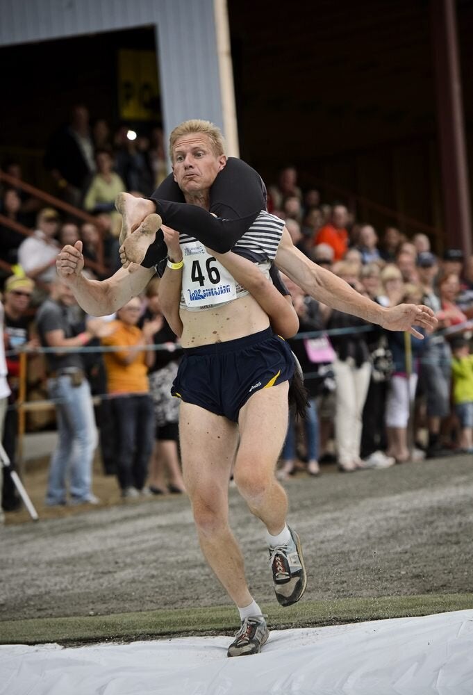 Wife Carrying World Championships 2013 Sonkajarvi, Finland