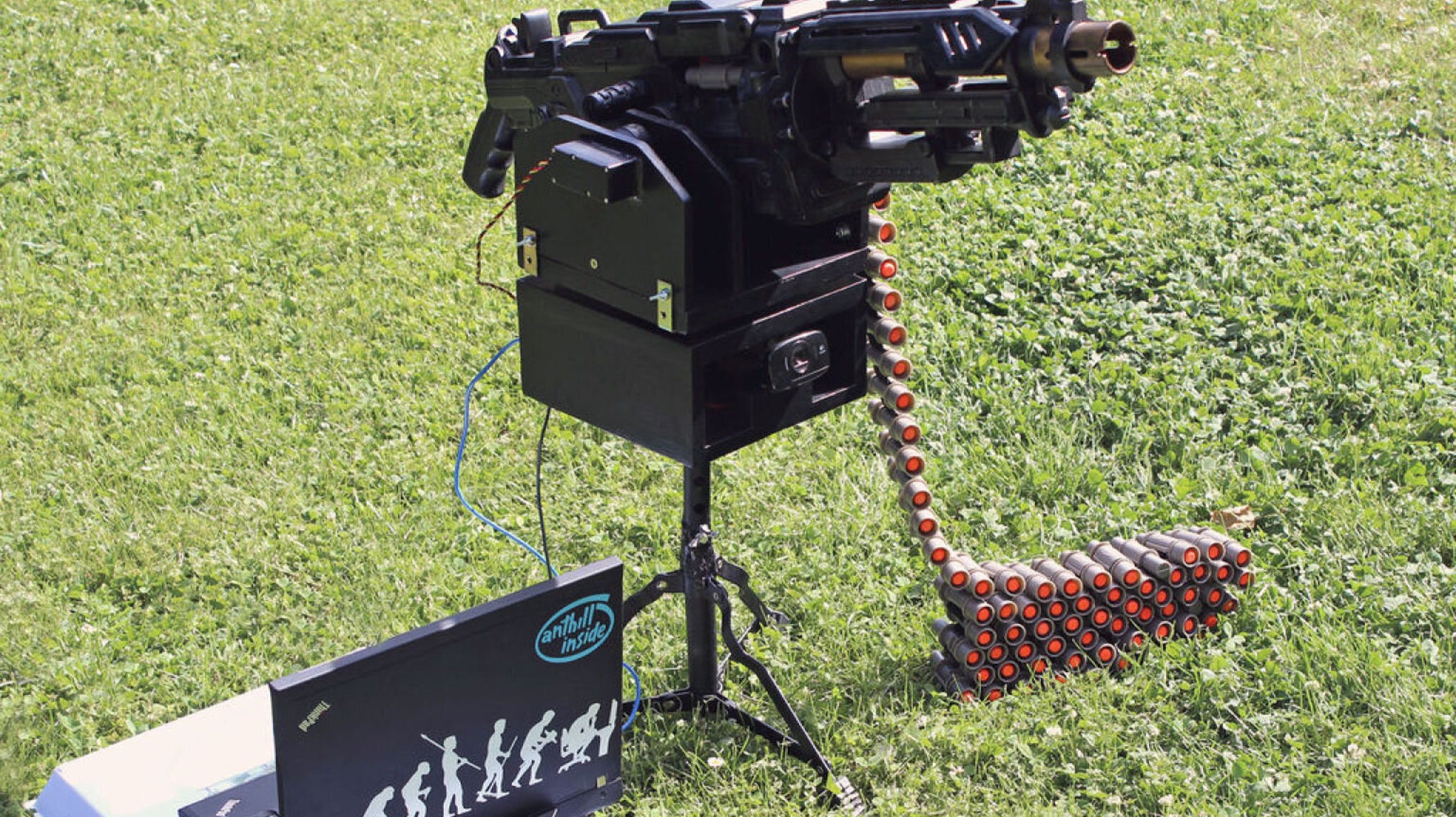 NERF Sentry Gun Automatically Tracks And Fires And Is Completely ...