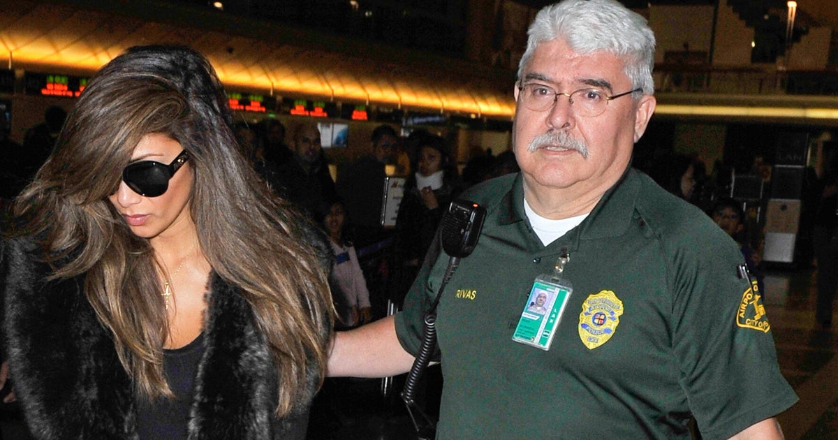 Nicole Scherzinger Receives Police Escort Through LAX Airport, But It