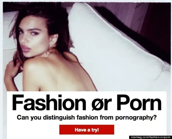 Porn fashion or Fashion Porn