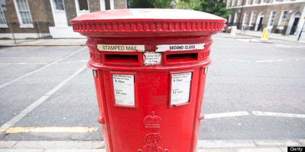 A Royal Mail Group post box