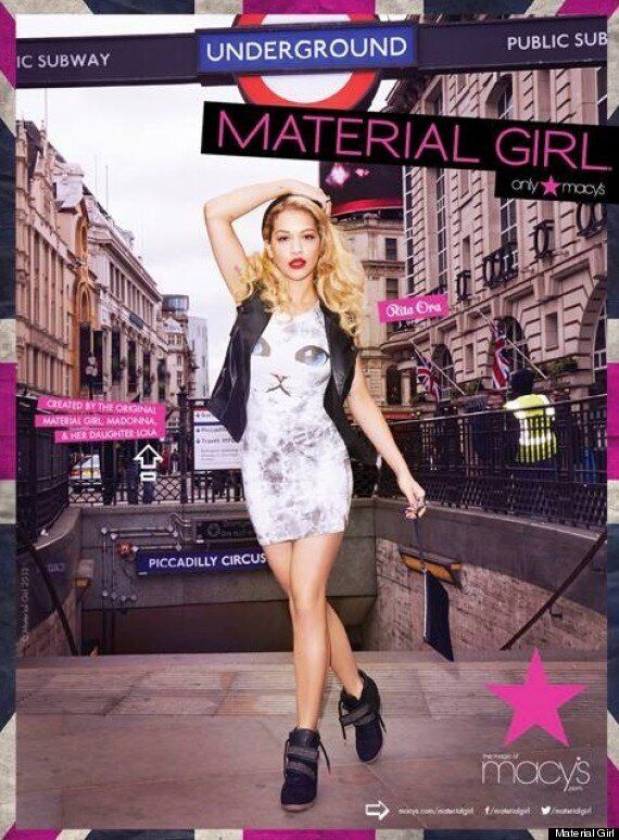 Rita Ora Models Madonna S Material Girl Range As She Becomes New Face Of Fashion Line Pics Video Huffpost Uk