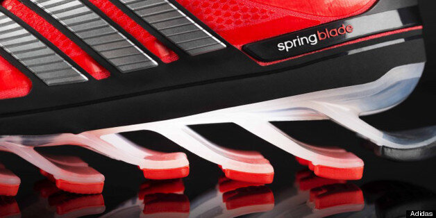 running shoes with springs in the soles