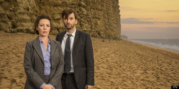 Olivia Colman and David Tennnant in Broadchurch