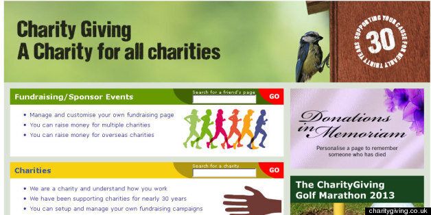 The charitygiving.co.uk website carried a statement saying that fundraising had been suspended