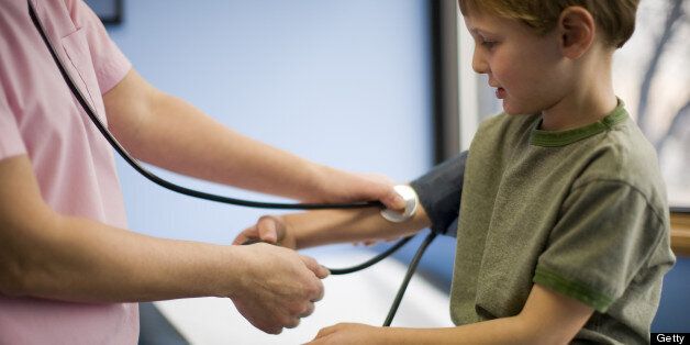 Blood pressure in children varies but the surveys showed a clear upward trend