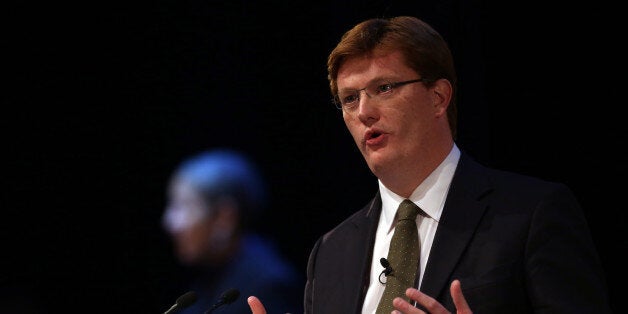 Chief Secretary to the Treasury Danny Alexander gives his speech to the Liberal Democrat party members at their conference in Glasgow.