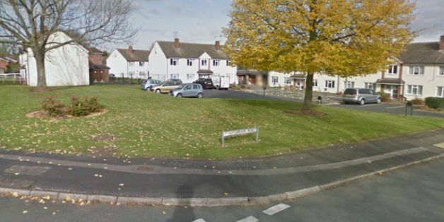 The man's body was found at the junction of Shakespeare Road and Wordsworth Avenue on the Highfields estate in Stafford