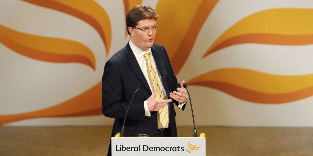 Chief Secretary to the Treasury Danny Alexander speaks during the Liberal Democrat Spring Conference at the Barbican Centre, York.