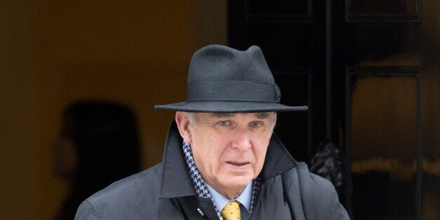 LONDON, ENGLAND - MARCH 19: Business Secretary Vince Cable leaves Downing Street on March 19, 2014 in London, England. The Chancellor of the Exchequer will deliver his Budget statement to Members of Parliament in the House of Commons later. (Photo by Oli Scarff/Getty Images)