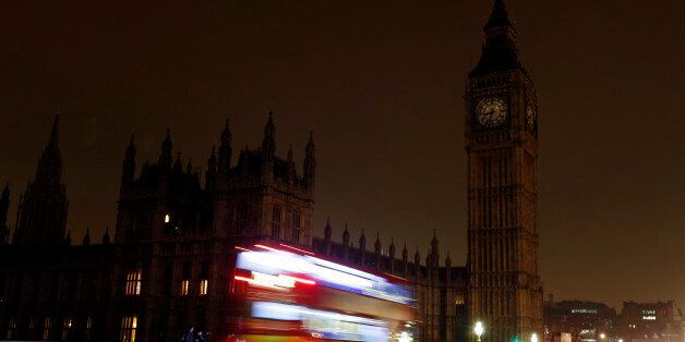 A view of Big Ben and the Houses of Parliament which went dark for an hour tonight as the UK took part in Earth Hour.