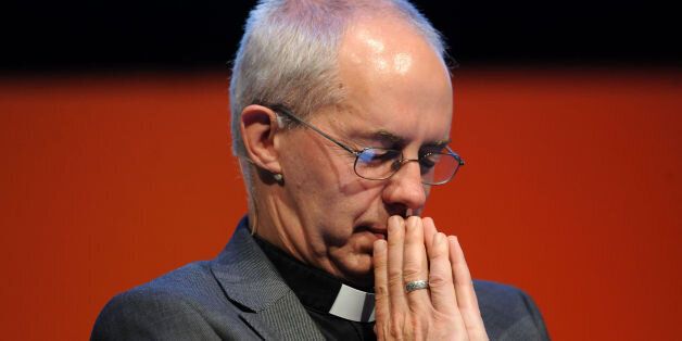 Archbishop of Canterbury the Most Reverend Justin Welby deep in thought during the National Housing Federation's annual conference at the ICC in Birmingham.