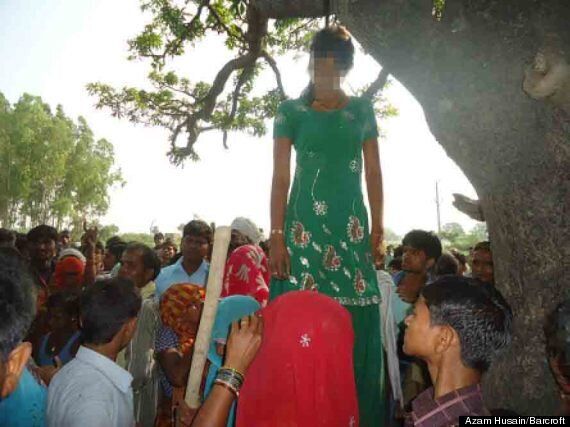 Protesters Surround Hanging Bodies Of Gang Raped Indian Teens As Fury