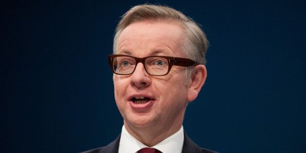 Education Secretary Michael Gove speaks to delegates during the Conservative Conference 2013, held at Manchester Central