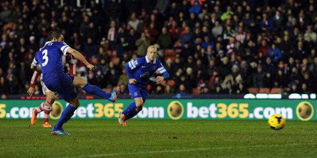 Baines equalises for Everton at Stoke