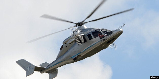 A EuroCopter helicopter